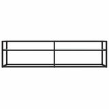 Vidaxl tv-meubel 160x40x40,5 cm gehard glas witmarmerkleurig