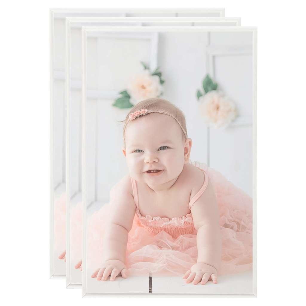 Vidaxl fotorammer 3 stk til tabel 13x18cm MDF sølvfarvet
