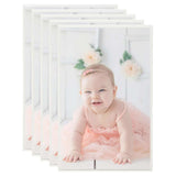 Vidaxl fotorammer 5 stk til tabel 13x18cm MDF sølvfarvet