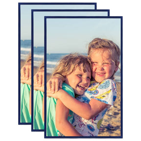 Vidaxl fotorammer 3 stk til tabel 13x18 cm mdf blå