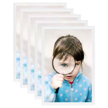 Vidaxl fotorammer 5 stk til tabel 21x29,7 cm MDF White