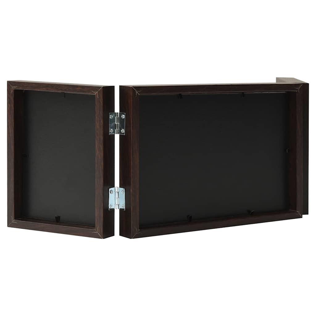 Vidaxl Photo Frame Triptych 28x18 cm+2x (13x18 cm) Brun