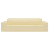 Vidaxl Four -Seater Cover Stretch Polyester Jersey Cream -farvet