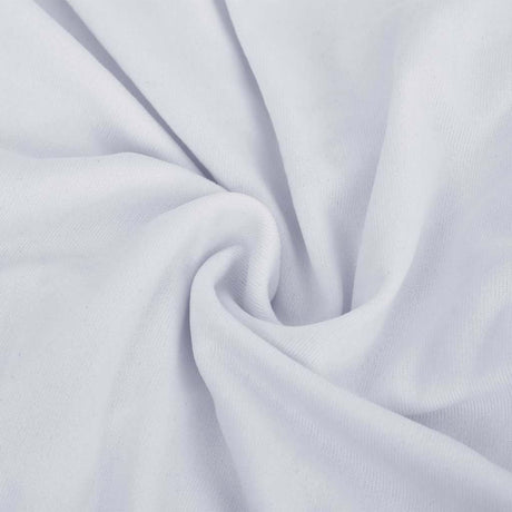 Vidaxl Bankhoes Stretch Polyester Jersey White