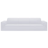 Vidaxl Four -Seater Bank Cover Stretch Polyester Jersey White