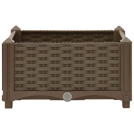 Vidaxl Planter hævede 40x40x23 cm polypropylen