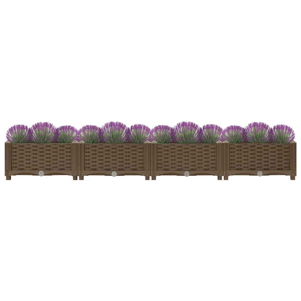 Vidaxl Planter hævet 160x40x23 cm polypropylen