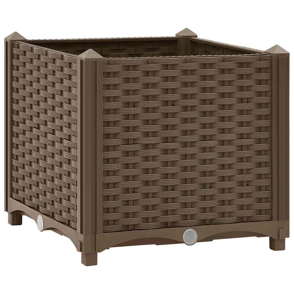 Vidaxl Planter hævede 40x40x38 cm polypropylen