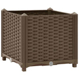 Vidaxl Planter hævede 40x40x38 cm polypropylen