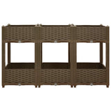 Vidaxl Planter hævede 120x40x71 cm polypropylen