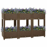 Vidaxl Planter hævede 120x40x71 cm polypropylen