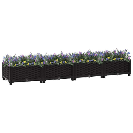 Vidaxl Planter hævet 160x40x23 cm polypropylen