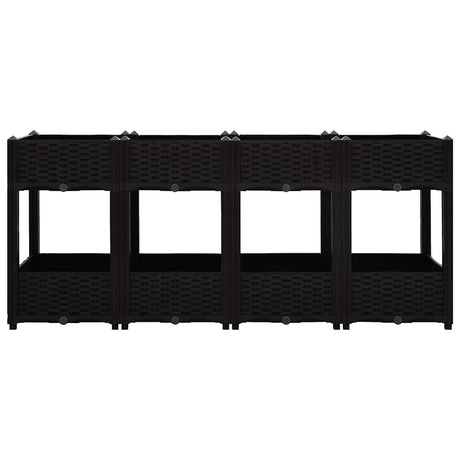 Vidaxl Planter hævet 160x40x71 cm polypropylen