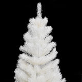 Vidaxl Kunstkerstboom med belysning og julekugler 90 cm hvid