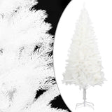 Vidaxl Kunstkerstboom med belysning og julekugler 240 cm hvid