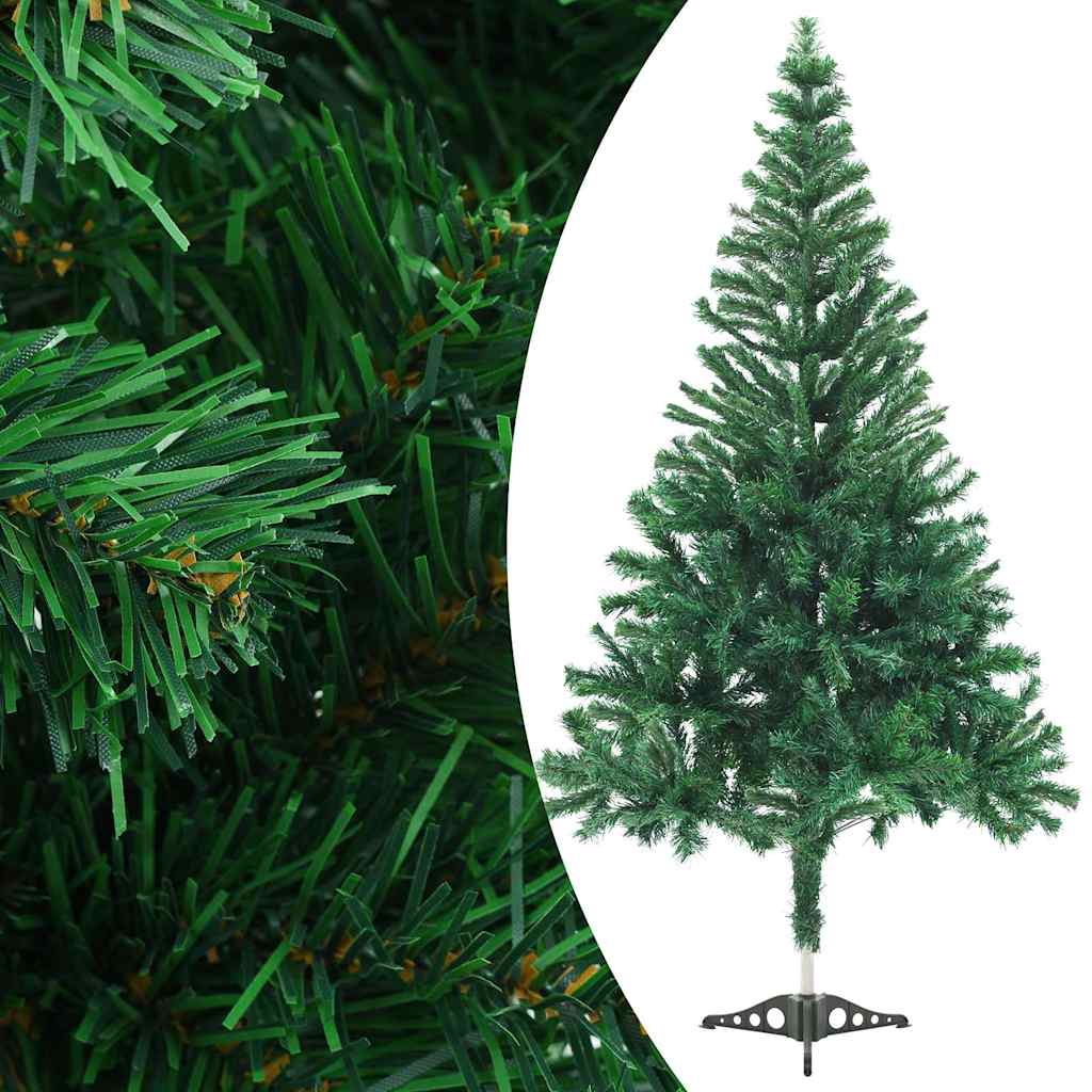 Vidaxl Kunstkerstboom med belysning og julekugler 230 grene 120 cm