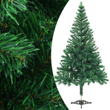 Vidaxl Kunstkerstboom med belysning og julekugler 230 grene 120 cm