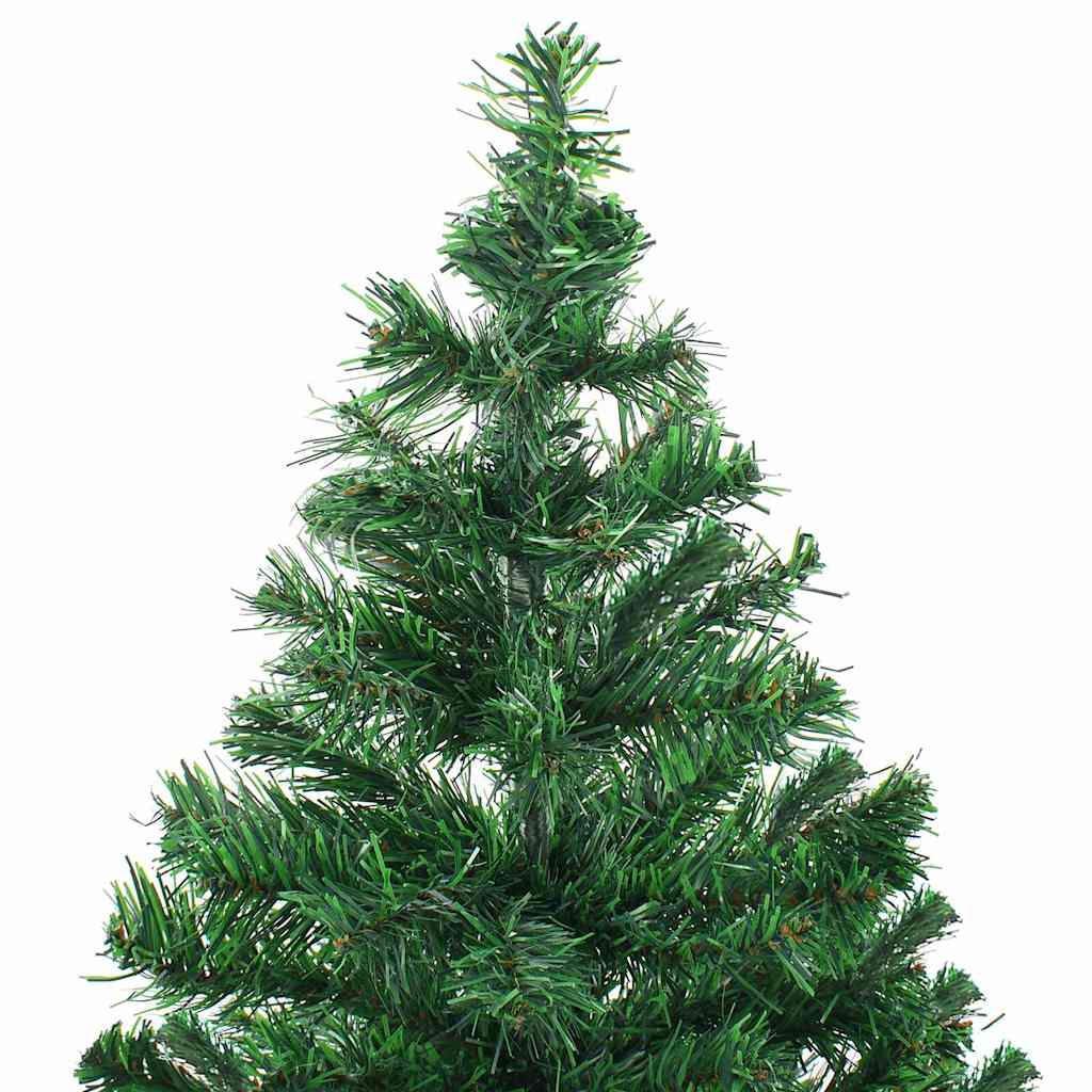 Vidaxl Kunstkerstboom med belysning og julekugler 230 grene 120 cm