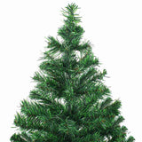 Vidaxl Kunstkerstboom med belysning og julekugler 230 grene 120 cm