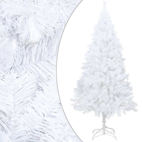 Vidaxl Kunstkerstboom med belysning og julekugler 120 cm PVC White
