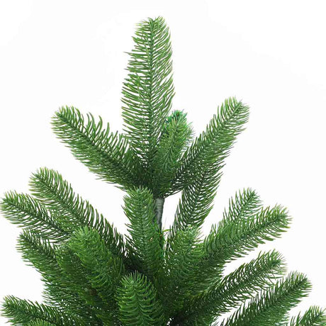Vidaxl Kunstkerstboom med belysning og julekugler 150 cm grøn