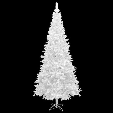 Vidaxl Kunstkerstboom med belysning og julekugler L 240 cm hvid