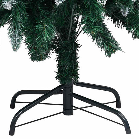 Vidaxl Kunstkerstboom med belysning julekugler fyrretræer 210 cm