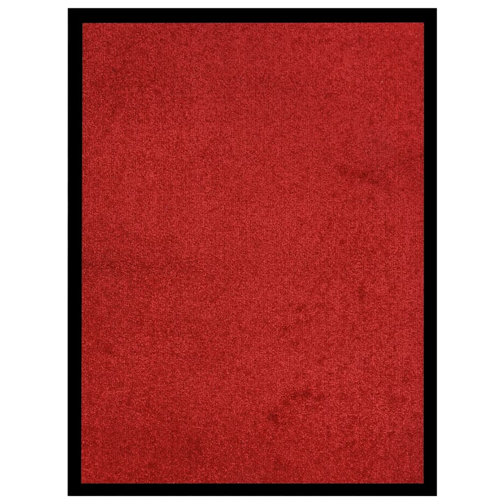 Vidaxl Doormat 60x80 cm rød