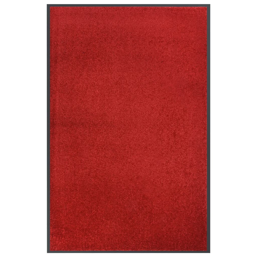Vidaxl Doormat 80x120 cm rød