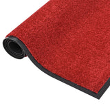 Vidaxl Doormat 80x120 cm rød