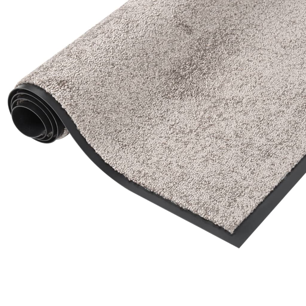 Vidaxl Doormat 60x80 cm grå