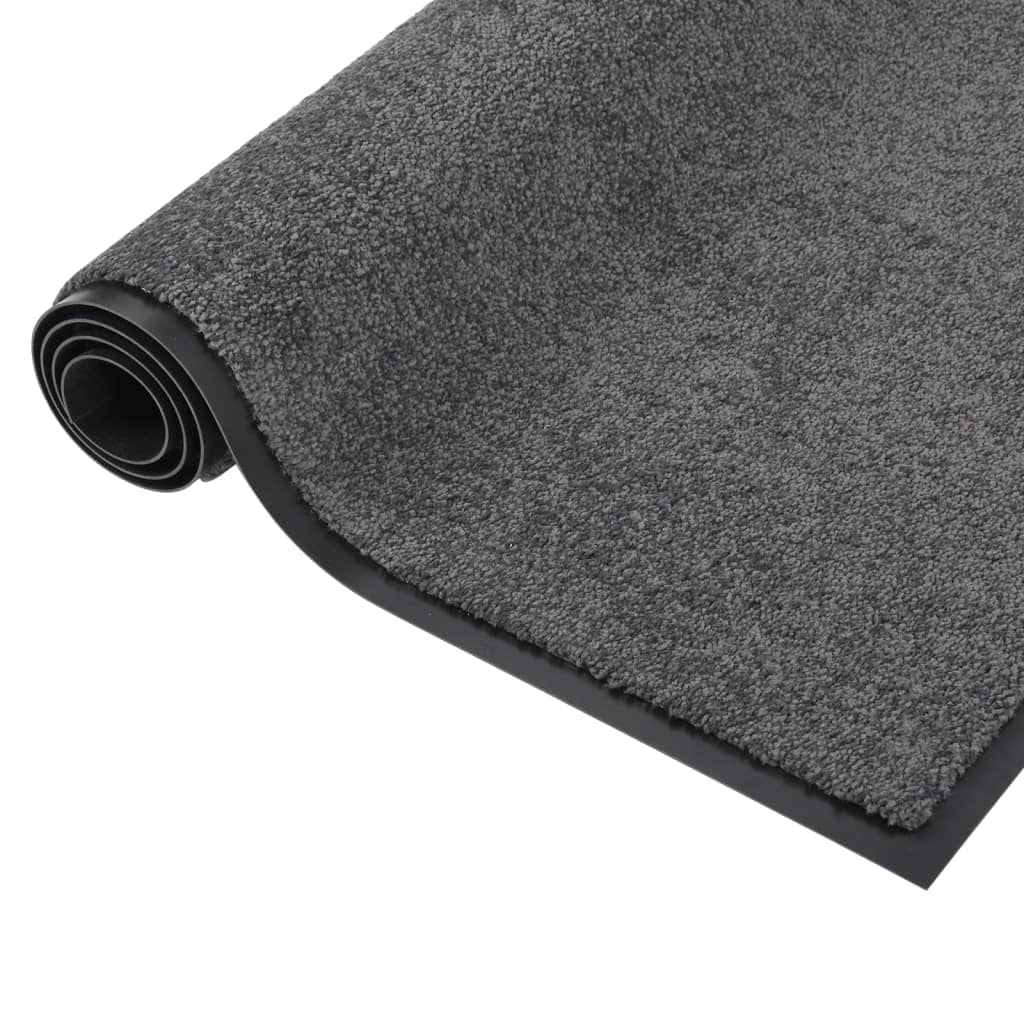 Vidaxl Doormat 80x120 cm Anthracite -farvet