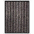 Vidaxl Doormat 60x80 cm stribet beige