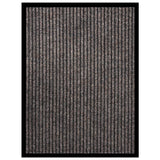 Vidaxl Doormat 60x80 cm stribet beige