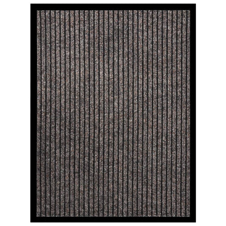 Vidaxl Doormat 60x80 cm stribet beige