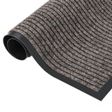 Vidaxl Doormat 60x80 cm stribet beige