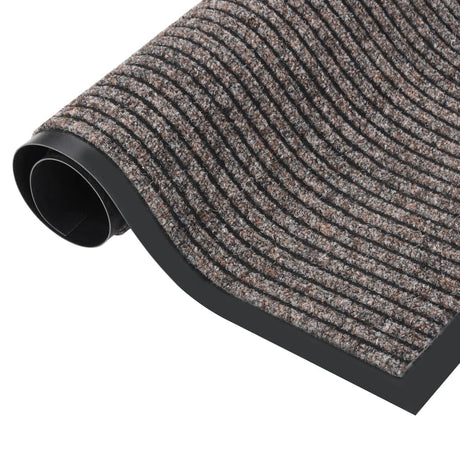 Vidaxl Doormat 60x80 cm stribet beige