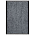 Vidaxl Doormat 80x120 cm stribet grå