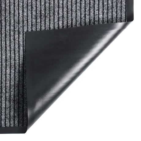 Vidaxl Doormat 80x120 cm stribet grå