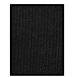 Vidaxl Doormat 60x80 cm stribet antracit -farvet