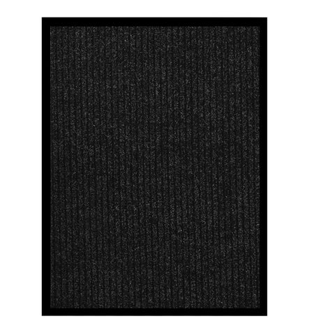 Vidaxl Doormat 60x80 cm stribet antracit -farvet