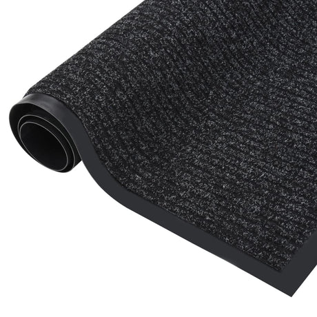 Vidaxl Doormat 80x120 cm stribet antracit