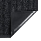 Vidaxl Doormat 80x120 cm stribet antracit