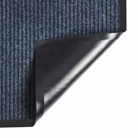 Vidaxl Doormat 60x80 cm stribet blå