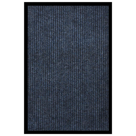 Vidaxl Doormat 80x120 cm stribet blå