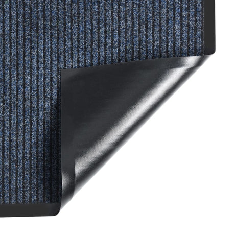 Vidaxl Doormat 80x120 cm stribet blå