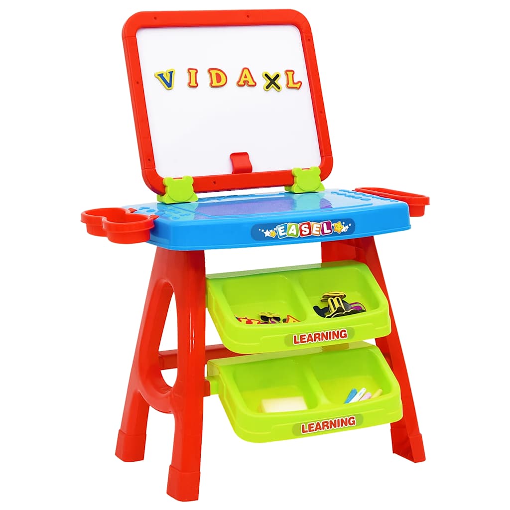 Vidaxl Story Stort for Kids Easel og Learning 3-in-1