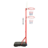 Vidaxl basketball sæt bærbar justerbar 200-236 cm
