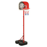 Vidaxl basketball sæt bærbar justerbar 138,5-166 cm