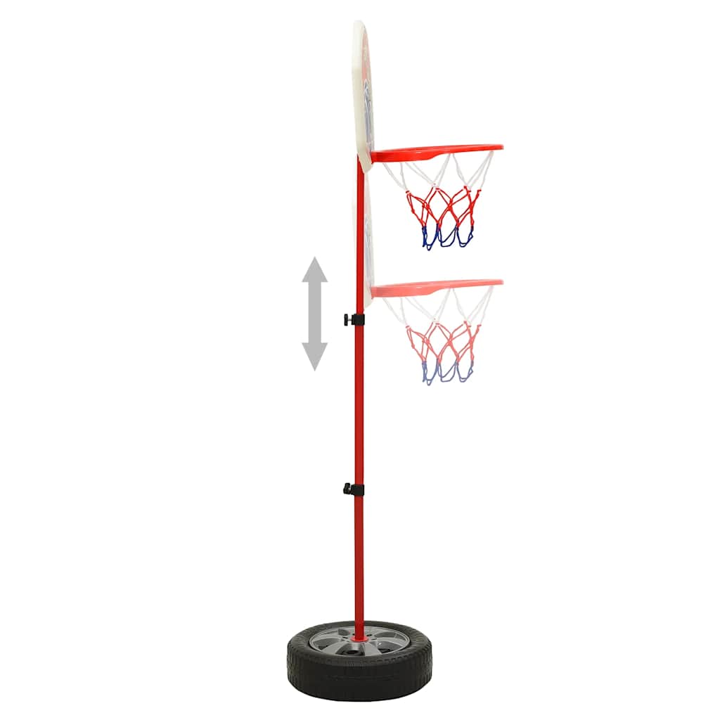 Vidaxl Børnebasketballsæt Justerbar 120 cm